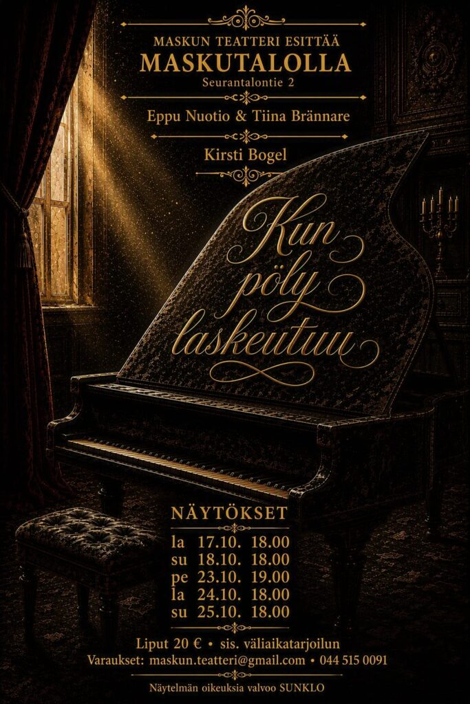 Kun pöly laskeutuu, Maskutalolla 2026